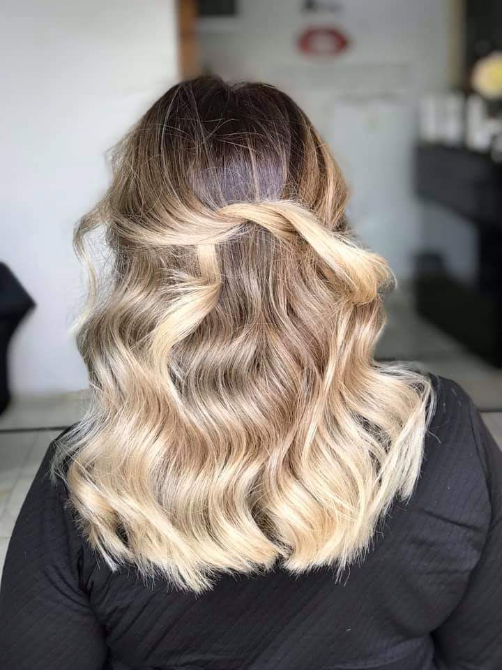 Balayage naturel réalisé dans notre salon de coiffure à Liège